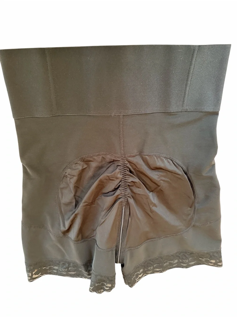She's Waisted Black High-Waist Shaping Shorts XXL
